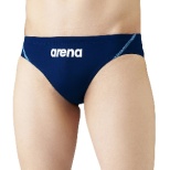 供ARENA(体育馆)男子的游泳比赛使用的游泳衣再米克深蓝M ARN1023M