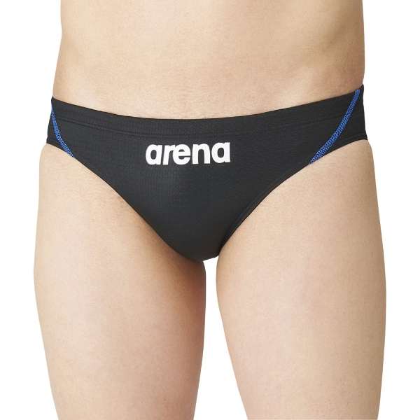 供ARENA(体育馆)男子的游泳比赛使用的游泳衣再米克黑色×蓝色S ARN1023M_1