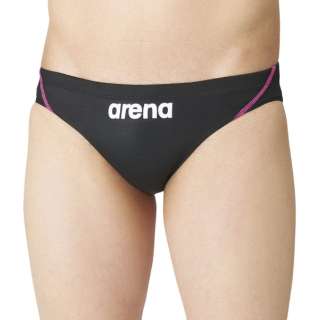 供ARENA(体育馆)男子的游泳比赛使用的游泳衣再米克黑色×粉红L ARN1023M