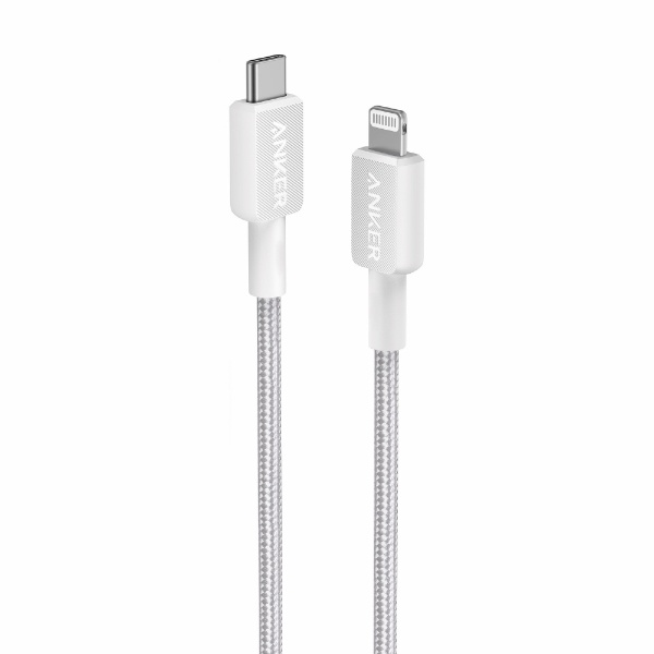 Anker 322 ѵץʥ USB-C &Lightning ֥ 0.9m ۥ磻 A81B5N21 [USB Power Deliveryб]