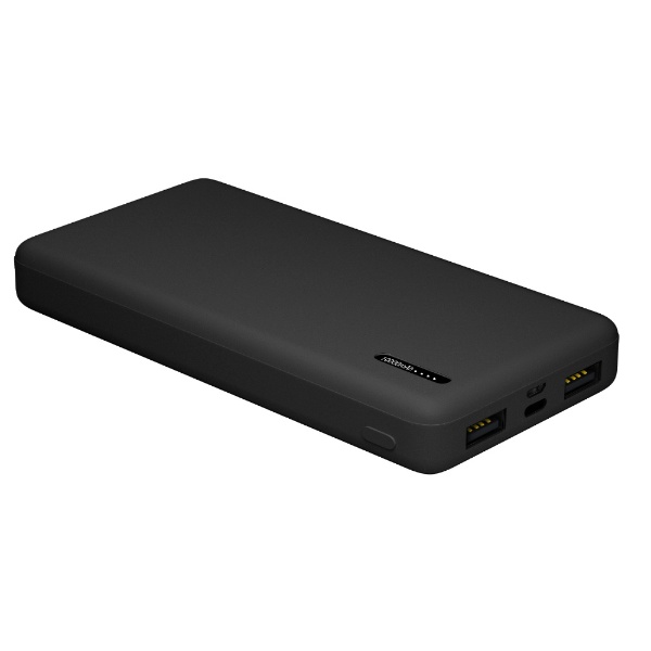 モバイルバッテリー 10000mAh 付属ケーブル長： 15cm ブラック GH-BTT100C-BK [2ポート] GREEN HOUSE｜ グリーンハウス 通販 | ビックカメラ.com