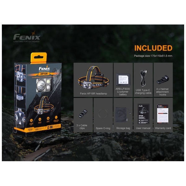 ＦＥＮＩＸ ＬＥＤ充電式ヘッドライト ＨＰ１６Ｒ HP16R FENIX｜フェニックス 通販