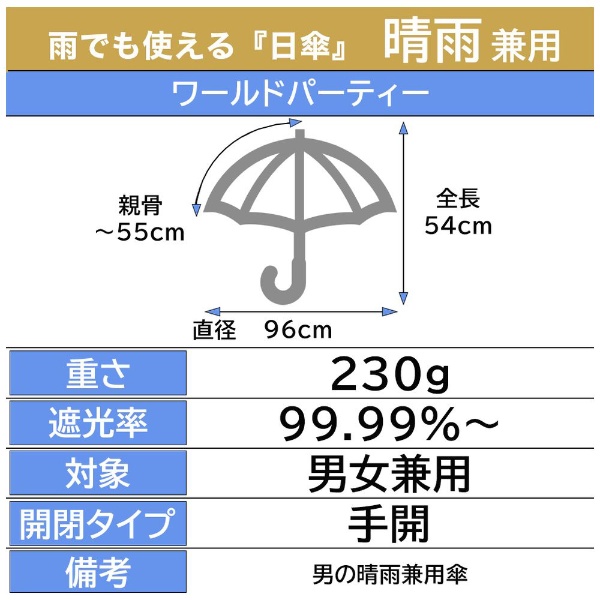 日傘 折りたたみ傘 Type：Compact [Wpc．IZA]（ベージュ） ZA003-911-102 [晴雨兼用傘 /53cm]