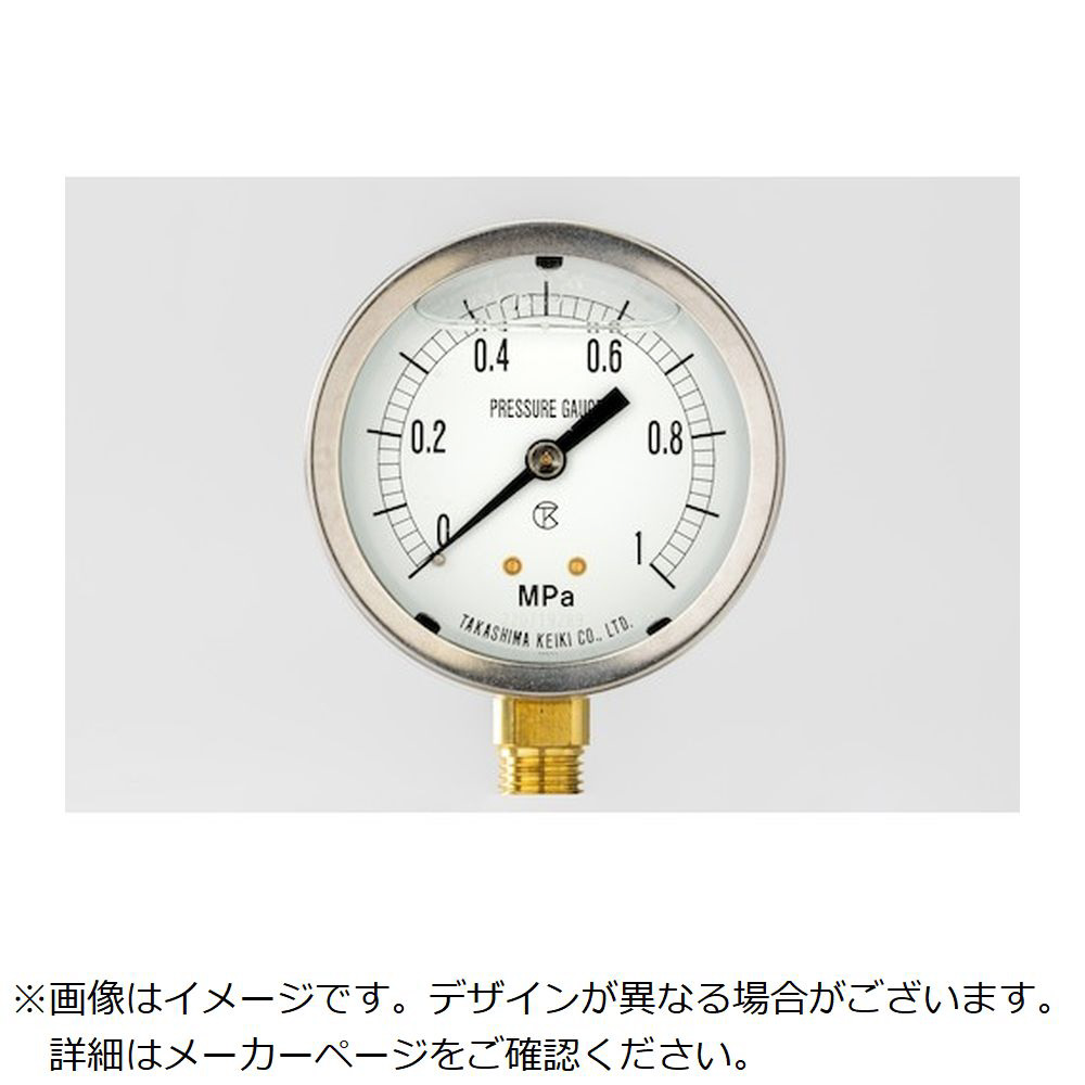 高島 グリセリン入圧力計（Ａ枠立型・φ６０）圧力レンジ０．０～１６ＭＰａ Ｒ１／４ 1312216 高島計器｜TAKASHIMAKEIKI 通販 |  ビックカメラ.com