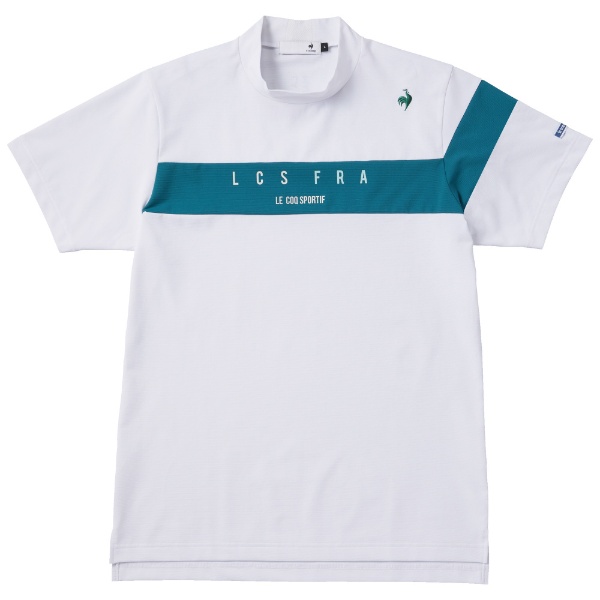 メンズ ゴルフ 半袖シャツ(LLサイズ/ホワイト)QGMVJA13 ホワイト