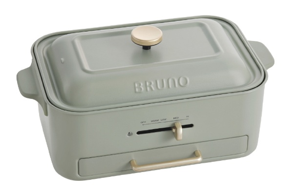 調理家電取り置き中 BRUNO コンパクトホットプレート スクエア オプションセット付き