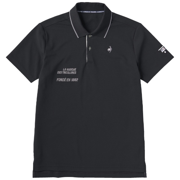 メンズ ゴルフ 半袖シャツ(Mサイズ/ブラック)QGMVJA03 ブラック