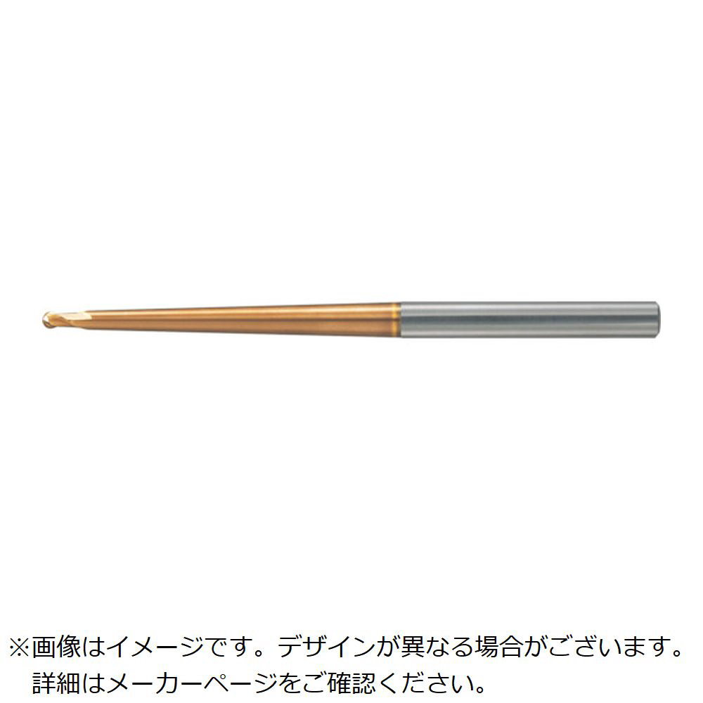 ユニオンツール　超硬２枚刃テーパネックボールエンドミル　Ｒ１×首下長４０×首部テーパ角３°×刃長１．６×全長８０ HTNB2020-400-6