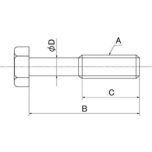 ＳＵＮＣＯ　ステンレス　六角ボルト（脱落防止　４×２０×８　（２００本入） B0-02-J090-0040-0200-00