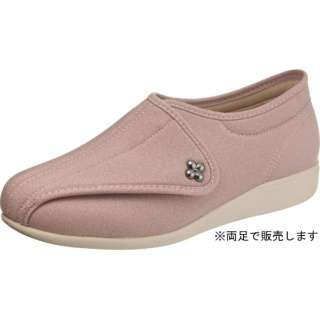 女子的鞋快歩主義L011两脚22.0cm粉红伸展