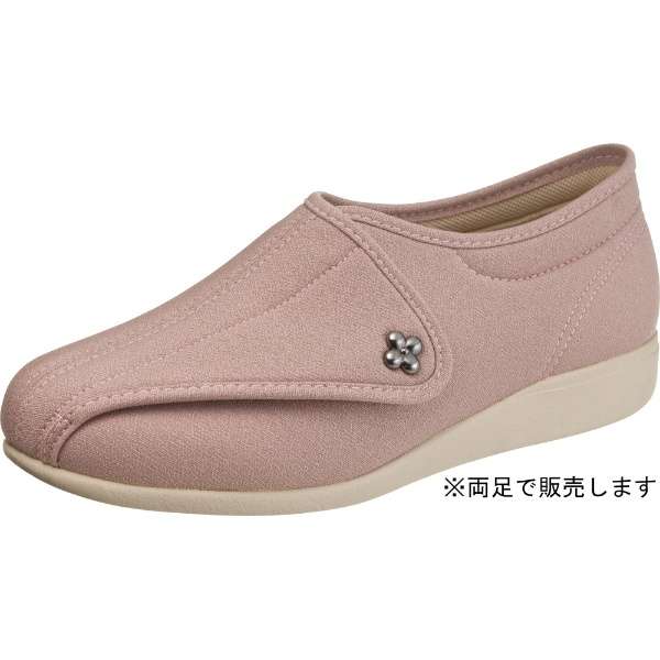 女子的鞋快歩主義L011两脚22.0cm粉红伸展_1