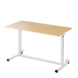 煤气升降桌子[W1200xD600xH683～1070mm]薄的木纹ERD-G12060LM