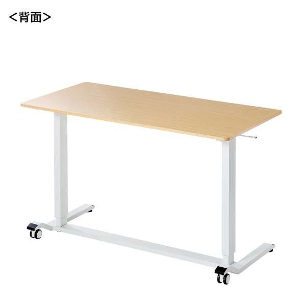 煤气升降桌子[W1200xD600xH683～1070mm]薄的木纹ERD-G12060LM_23
