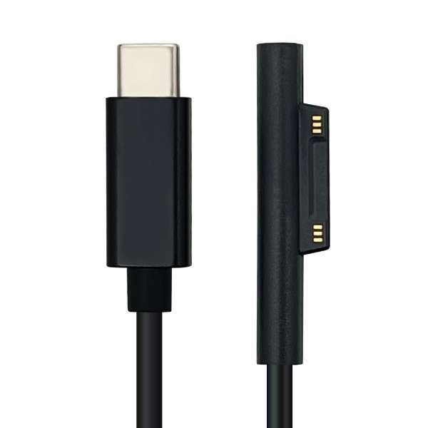 USB-C  SurfaceP[u [[d /1.5m /USB Power Delivery /45W] Surface Go3 /Go2Ή ubN R15CACS3A01BK_3