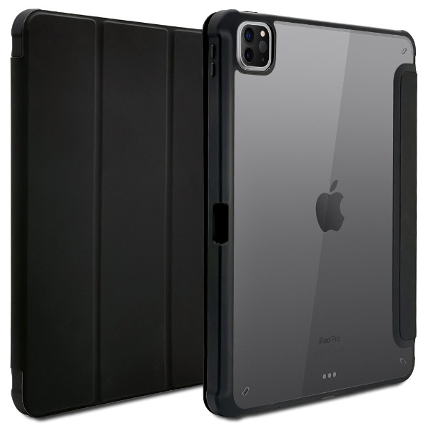 11 iPad Pro4/3/2 Ģ Ѿ׷ۼ ꥢ Ʃ TPUХѡ+PC ꡼׵ǽб ֥å 7441IPP11BO