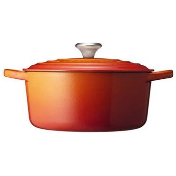 シグニチャー ココット・ロンド 22cm オレンジ（中黒） 21177220900430 LECREUSET｜ル・クルーゼ 通販 |  ビックカメラ.com