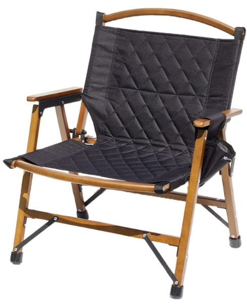 ウッドチェア Folding Wood Chair (約55×54×68cm/ブラック) WAQ