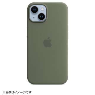 MagSafe対応 iPhone 14 シリコーンケース オリーブ MQU83FE/A