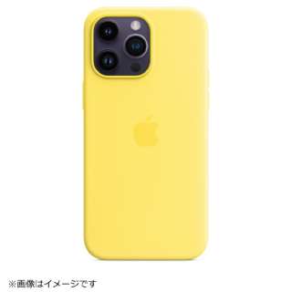 支持MagSafe的iPhone 14 Pro Max硅胶包嫩黄MQUL3FE/A