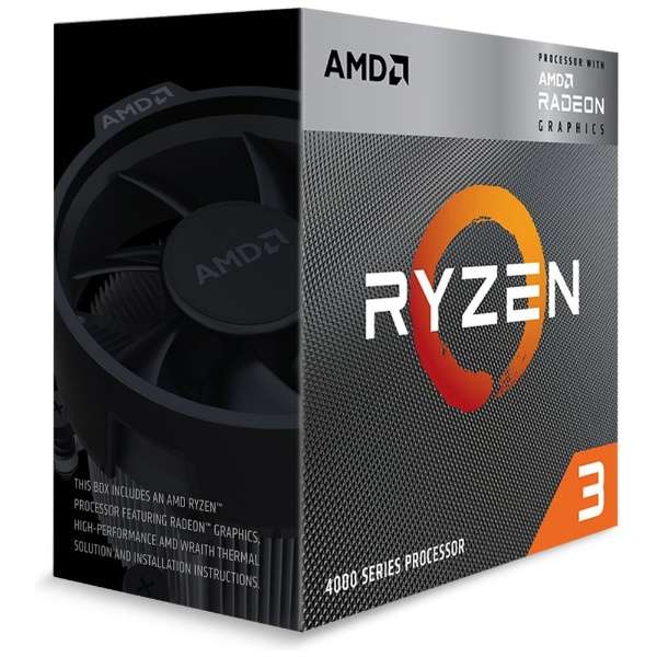 kCPUlAMD Ryzen 3 4300G With Wraith cooler iZen2j 100-100000144BOX [AMD Ryzen 3 /AM4 /OtBbNX]_2