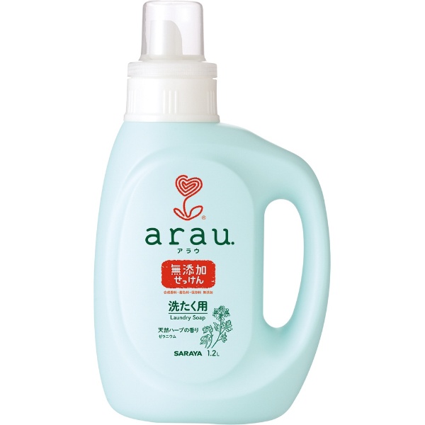 arau.（アラウ.）洗たく用せっけん ゼラニウム 本体 1.2L サラヤ｜saraya 通販 | ビックカメラ.com