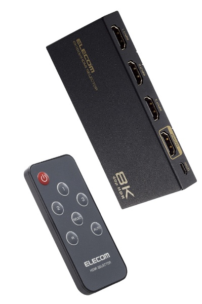 HDMI 切替器 ブラック DH-SW8KP31BK [3入力 /1出力 /4K対応] エレコム｜ELECOM 通販 | ビックカメラ.com