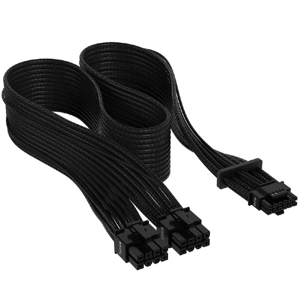12VHPWR꡼֥֥ PCIe 5.0 12VHPWR PSU Individually Sleeved Cable Black ֥å CP-8920331