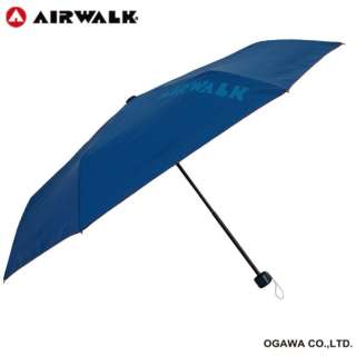 キッズ折りたたみ傘 AIRWALK（エアウォーク） ネイビー AW-109-55C NV [雨傘 /子供用 /55cm]