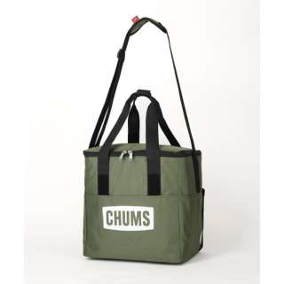 `XS\tgN[[obO CHUMS Logo Soft Cooler Bag(Khaki) CH60-3369