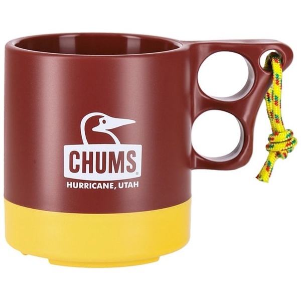 CHUMS｜チャムス　キャンパーマグカップ　Camper　Mug　Cup(Burgundy×Yellow)　CH62-1244　通販