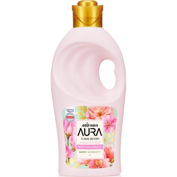 新商品!新型 韓国柔軟剤　香りサフロン　AURA　ローズウォーター＆フリージア