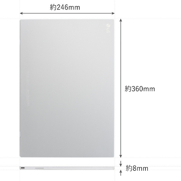LG gram ＋view モバイルモニター/16型16MR70