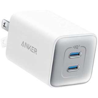 Anker 523 Charger（Nano 3、47W） ホワイト A2039N21 [2ポート /USB Power Delivery対応]