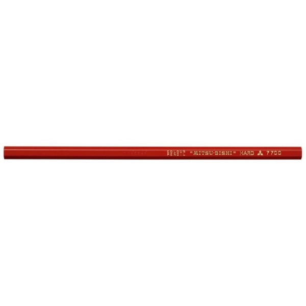 硬質色鉛筆 7700 1本 赤 K7700.15 三菱鉛筆｜MITSUBISHI PENCIL 通販