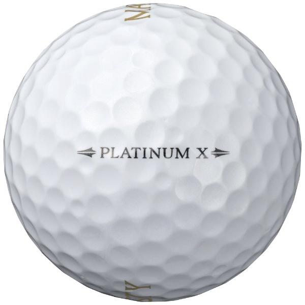 ゴルフボール MAJESTY PLATINUM X《12球(1ダース/ホワイト)》MAJESTYBL 【返品交換不可】