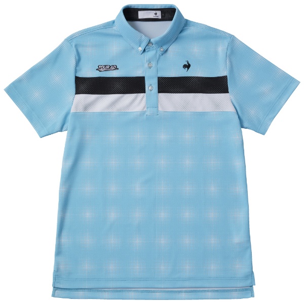 メンズ ゴルフ 半袖ポロシャツ(Lサイズ/ブルー)QGMVJA21 ブルー