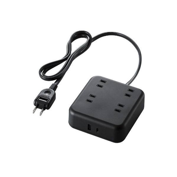 エレコム AC 充電器 65W 出力 Type-C 2ポート USB Power Delivery 対応 PPS対応 Quick Charge 3.0 対応 USB-C 2ポート AC アダプター ブラック┃EC-AC4365BK