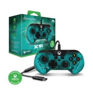X91 ICE 有線コントローラー Aqua Green 【Xbox Series X S】