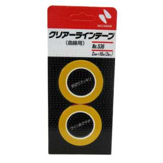 クリアラインテープ No.536（曲線用） 2mmX10m