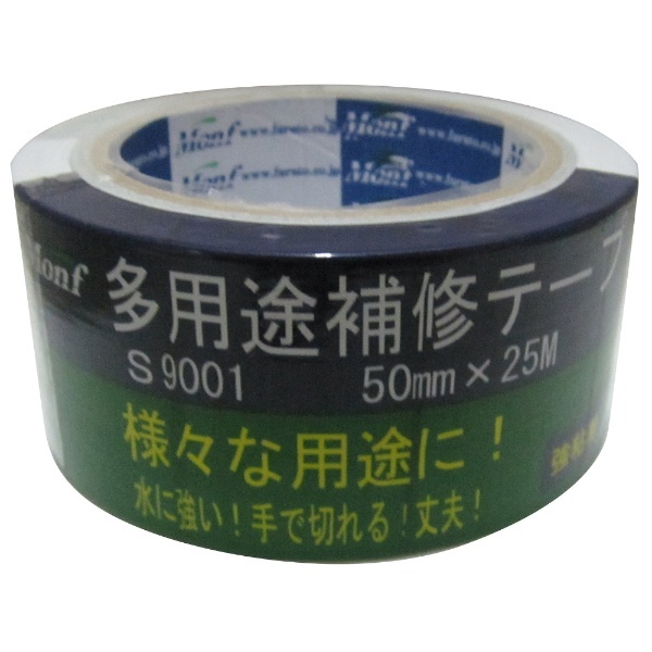 古藤工業 多用途補修テープ S9001 (白、黒、シルバー) 幅50mm×長さ25m×厚さ0.18mm (30巻入×3ケース)［HK］ - 3