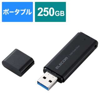 ESD-EMC0250GBK OtSSD USB-Aڑ PS5/PS4A^Ή(Mac/Windows11Ή) ubN [250GB /|[^u^]