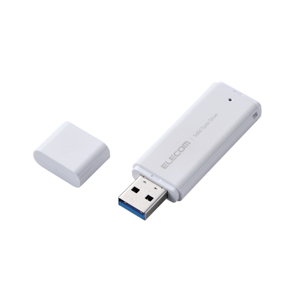 ESD-EMC0250GWH 外付けSSD USB-A接続 PS5/PS4、録画対応(Mac/Windows11対応) ホワイト [250GB  /ポータブル型]