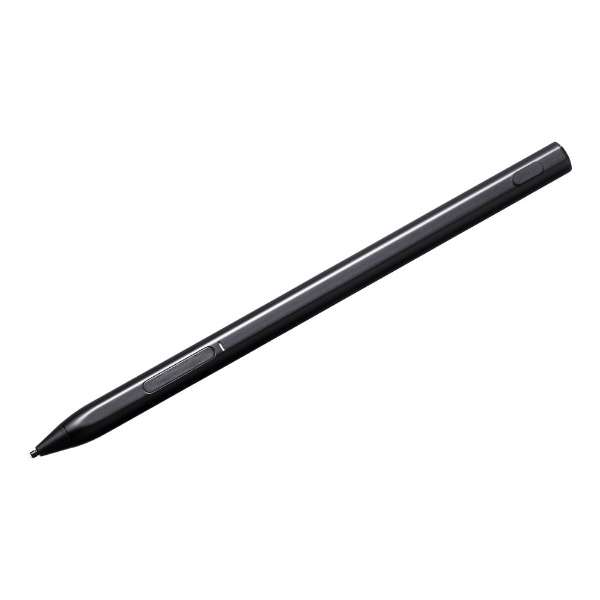 〔タッチペン：Surface用/USB-A充電式〕Microsoft Surface専用充電式極細タッチペン ブラック PDA-PEN57BK_1