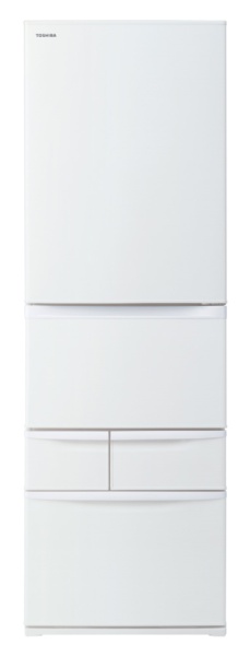 冷蔵庫 マットホワイト GR-V41GH(WU) [幅60cm /411L /5ドア /右開き