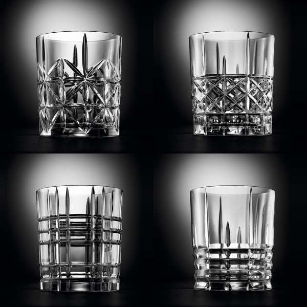 [正规的物品]nahatoman<高原>威士忌大玻璃杯345ml 4个装+玻璃瓶(1个装)_3