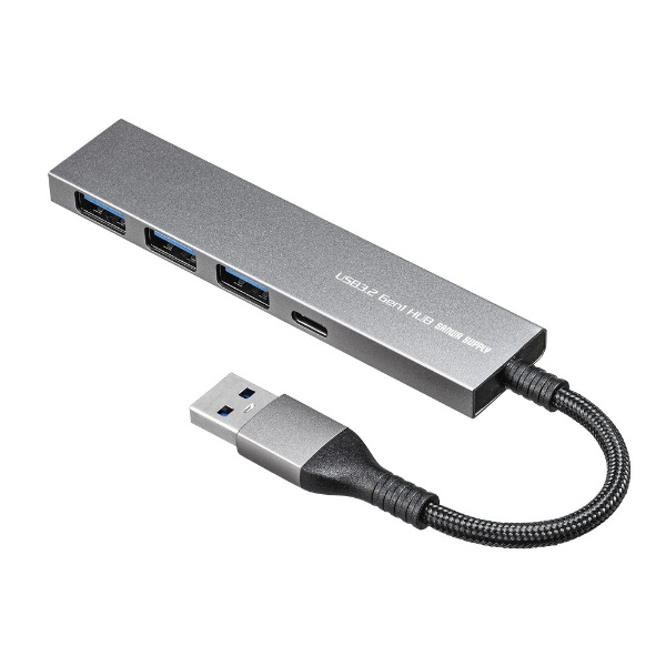USB-S3H435MS USB-A  USB-CUSB-A Ѵϥ (Chrome/Mac/Windows11б) [Хѥ /4ݡ /USB 3.2 Gen1б]
