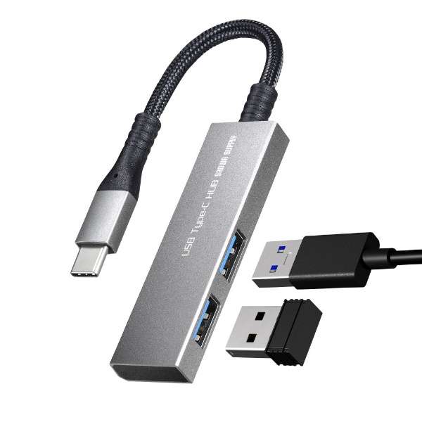 USB-S3TCH24MS USB-C  USB-A ϊnu (Chrome/iPadOS/Mac/Windows11Ή) [oXp[ /2|[g /USB 3.2 Gen1Ή]_10