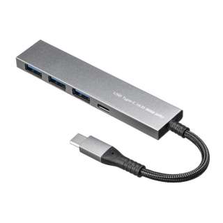 USB-S3TCH50MS USB-C  USB-C{USB-A ϊnu (Chrome/iPadOS/Mac/Windows11Ή) [oXp[ /4|[g /USB 3.2 Gen1Ή]