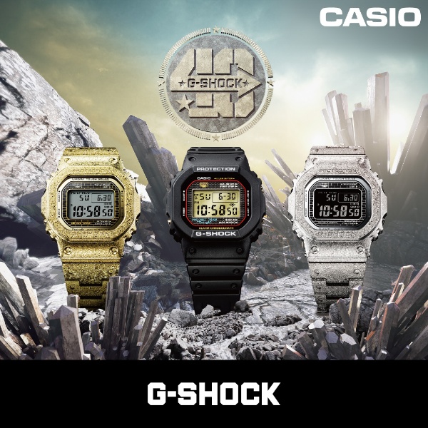 【Bluetooth搭載ソーラー電波時計】「G-SHOCK（Gショック） 40th Anniversary RECRYSTALLIZED ...