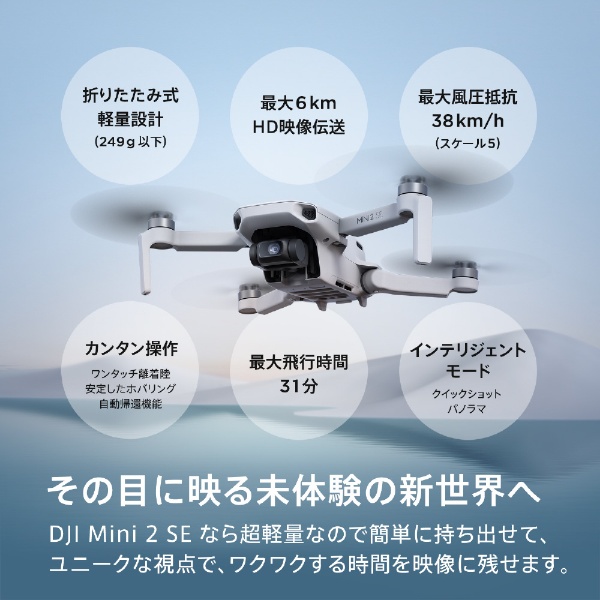 【ドローン】DJI Mini 2 SE Fly More Combo M1615K